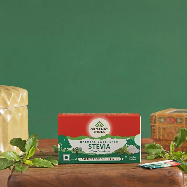 ORGANIC INDIA Stevia - Organic - 25S