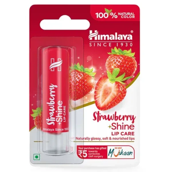 HIMALAYA PHARMACY Strawberry Shine Lip Care - Himalaya - 4.5g