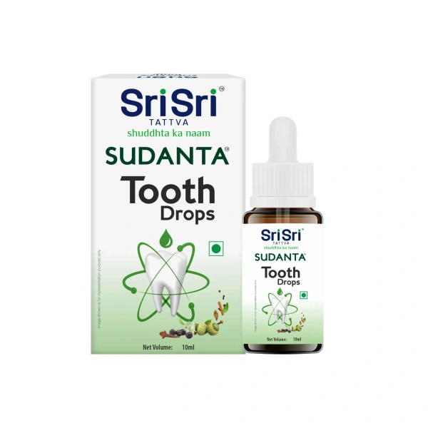 SRI SRI AYURVEDA Sudanta Tooth Drops - Sri Sri - 10Ml