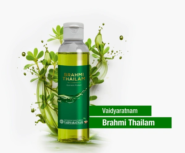 VAIDYARATHNAM Brahmi Thailam -  Vaidyaratam - 200ml