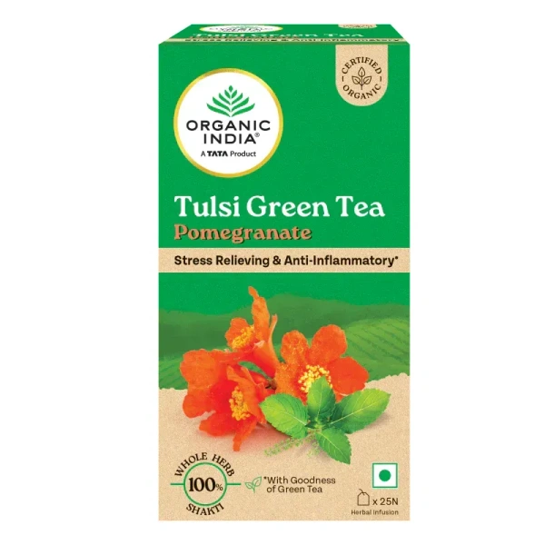 ORGANIC INDIA Tulsi Pomegranate - Organic - 25 Bags
