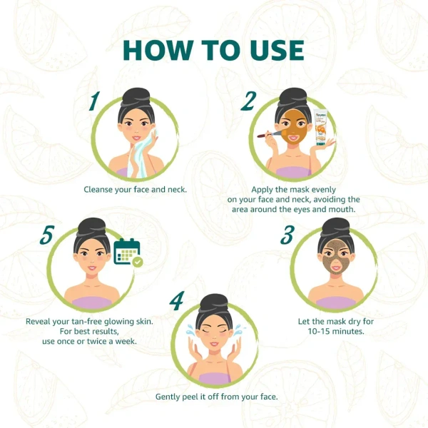 HIMALAYA PHARMACY Tan Removal Orange Peel Of Mask - Himalaya - 100g