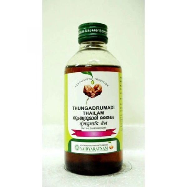 VAIDYARATHNAM Thungadrumadi  Tail - Vaidyaratnam - 200Ml