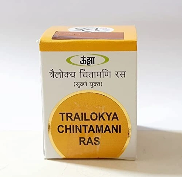 UNJHA Trailokya Chintamani Ras (Gold) - Unjha - 10 Tablets