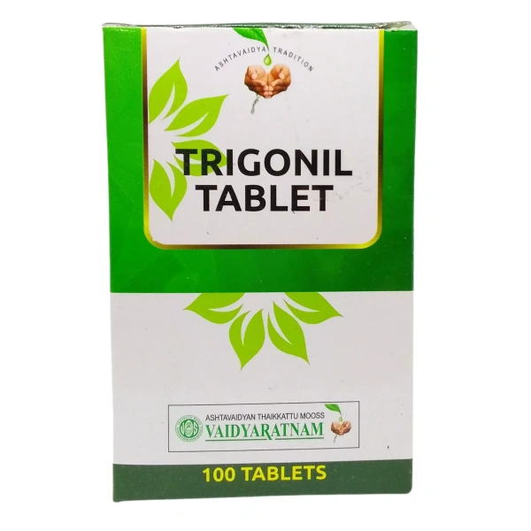 VAIDYARATHNAM Trigonil Tablet - Vaidyaratnam - 10 Tablets