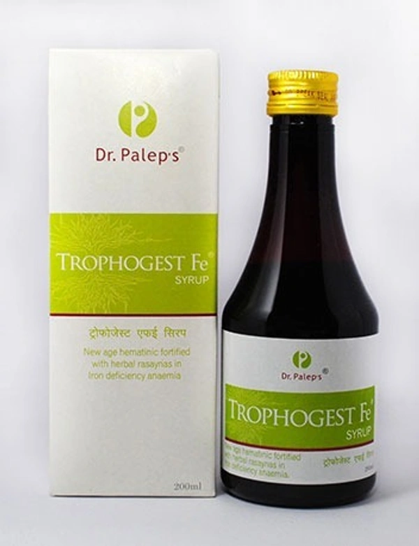 DR.PALEP'S MEDICAL  Trophogest Fe Syrup - Dr. Pale - 200Ml