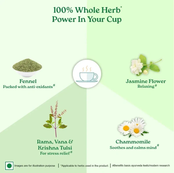 ORGANIC INDIA Tulsi Green Tea Jasmine - Organic  - 25Bags