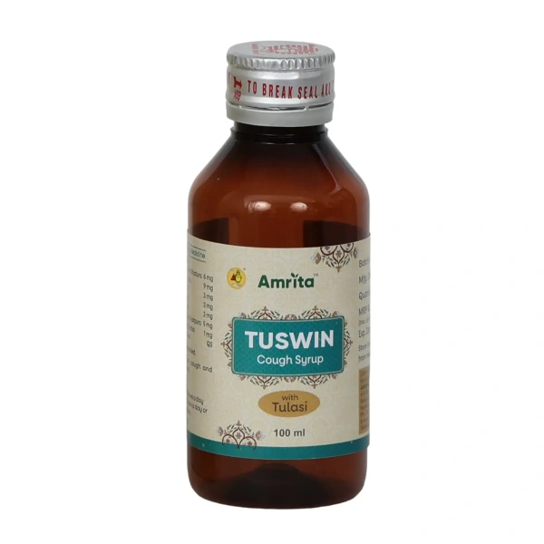 AMRITA DRUGS  Tuswin Syrup - Amrita - 100Ml