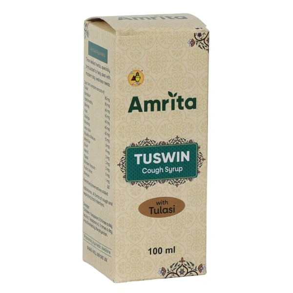 AMRITA DRUGS  Tuswin Syrup - Amrita - 100Ml