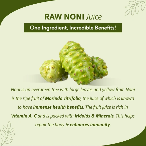SRI SRI AYURVEDA Raw Noni Juice - Sri Sri Tattva - 1L