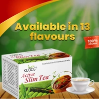 KUDOS AYURVEDA  Active Slim Tea - Kudos (2G X 30 Tea Bags) - 2Gm