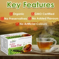 KUDOS AYURVEDA  Active Slim Tea - Kudos (2G X 30 Tea Bags) - 2Gm