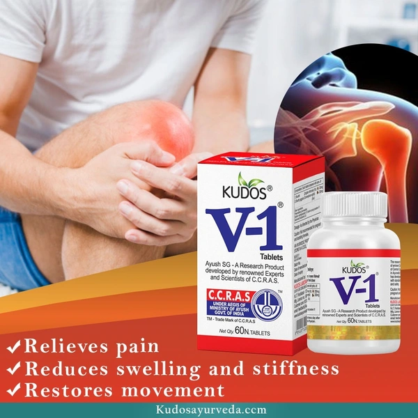 KUDOS AYURVEDA  V-1 Tablet  - Kudos  - 60Tablet