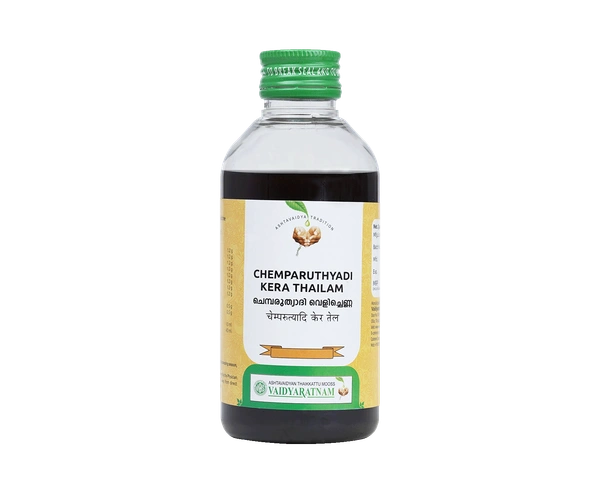 VAIDYARATHNAM Chemparathyadi Kera Taila - Vaidyarathnam  - 200ml