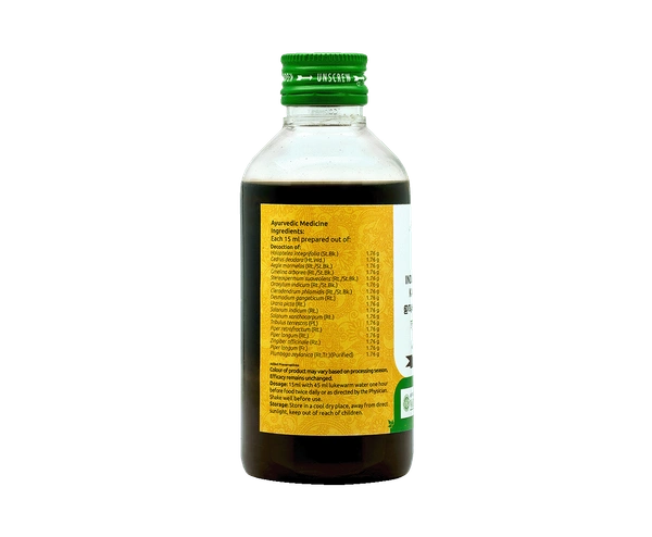 VAIDYARATHNAM Indukantham Kashayam - Vaidyaratnam - 200Ml