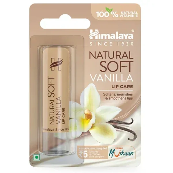 HIMALAYA PHARMACY Natural Soft Vanilla Lip Care - Himalaya - 4.5g