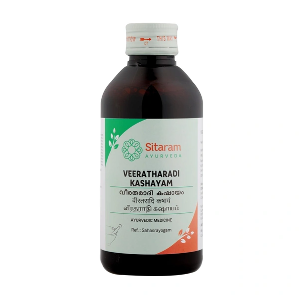 SITARAM AYURVEDA  Veeratharadi Kashayam -Sitaram - 200Ml