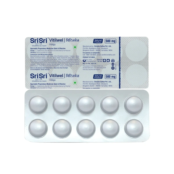SRI SRI AYURVEDA Vitilwel Tablet - Sri Sri - 10 Tablets