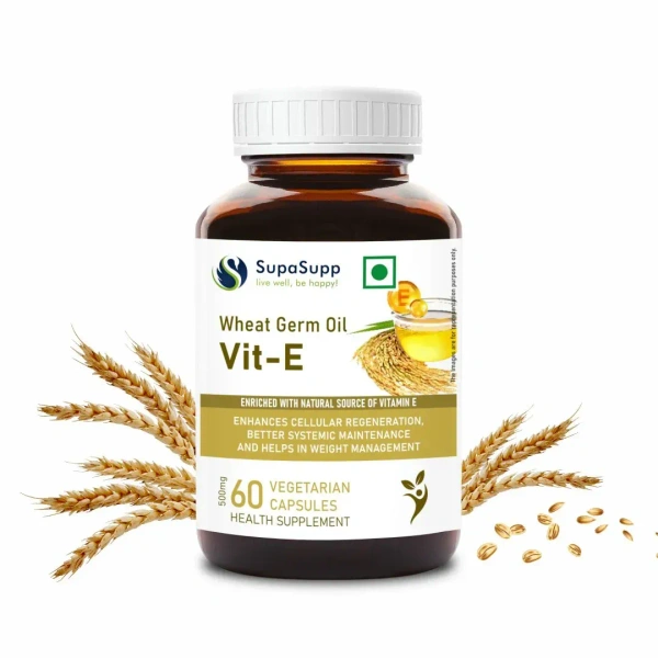 SRI SRI AYURVEDA Wheat Germ Oil Capsule - Sri Sri - 30 Capsules