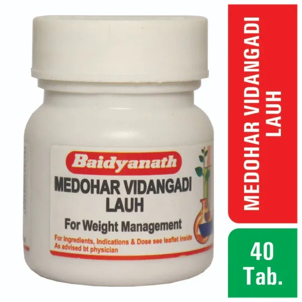 BAIDYANATH  Medohar Vidangadi Lauh - Baidyanath - 40Tablet