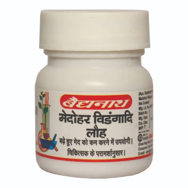 BAIDYANATH  Medohar Vidangadi Lauh - Baidyanath - 40Tablet