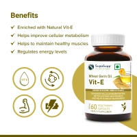 SRI SRI AYURVEDA Wheat Germ Oil Capsule - Sri Sri - 30 Capsules