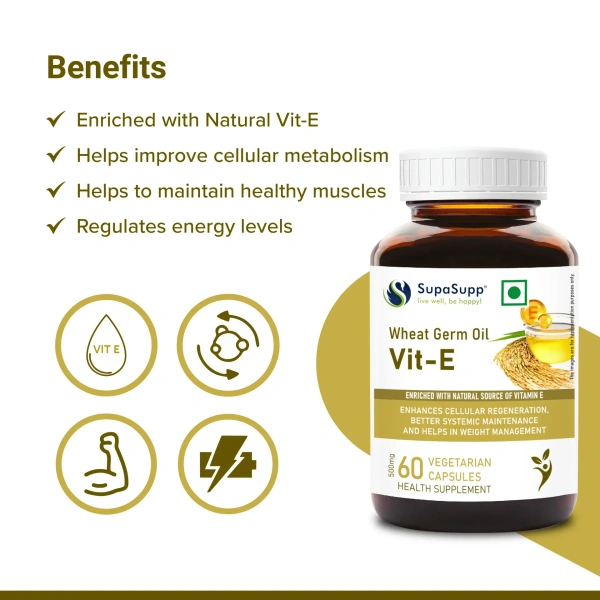 SRI SRI AYURVEDA Wheat Germ Oil Capsule - Sri Sri - 30 Capsules