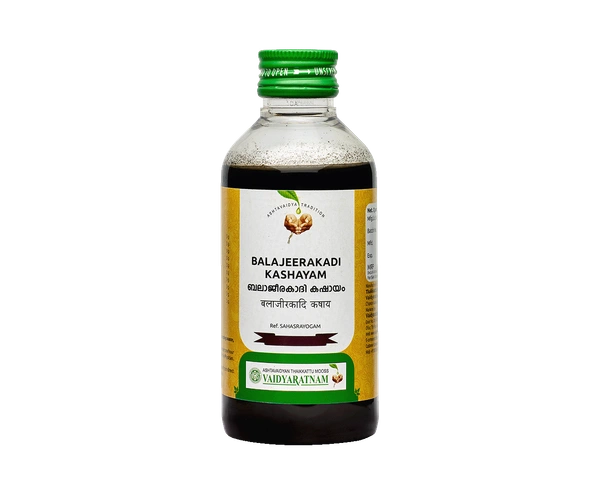 VAIDYARATHNAM Balajeerakadi Kashayam - Vaidyaratnam - 200ml