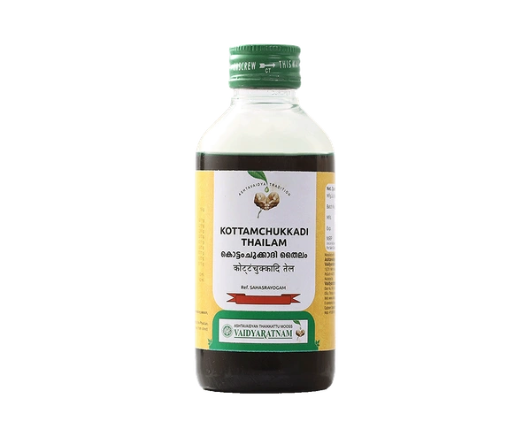 VAIDYARATHNAM Kottamchukkadi Tail - Vaidyaratnam - 200Ml