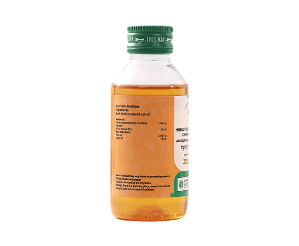 VAIDYARATHNAM Hinguthrigunam Tail Chikkanapakam - Vaidyaratnam - 100Ml