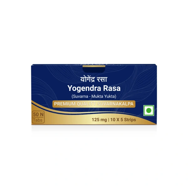 SRI SRI AYURVEDA Yogendra Ras 125Mg - Sri Sri - 10 Tablets