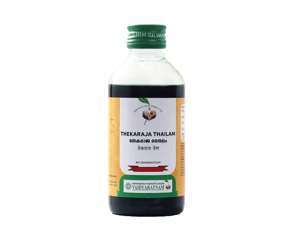 VAIDYARATHNAM Thekaraja Tail - Vaidyaratnam - 200Ml