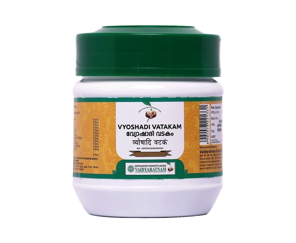 VAIDYARATHNAM Vyoshadi Vatakam - Vaidyaratnam - 50Gm