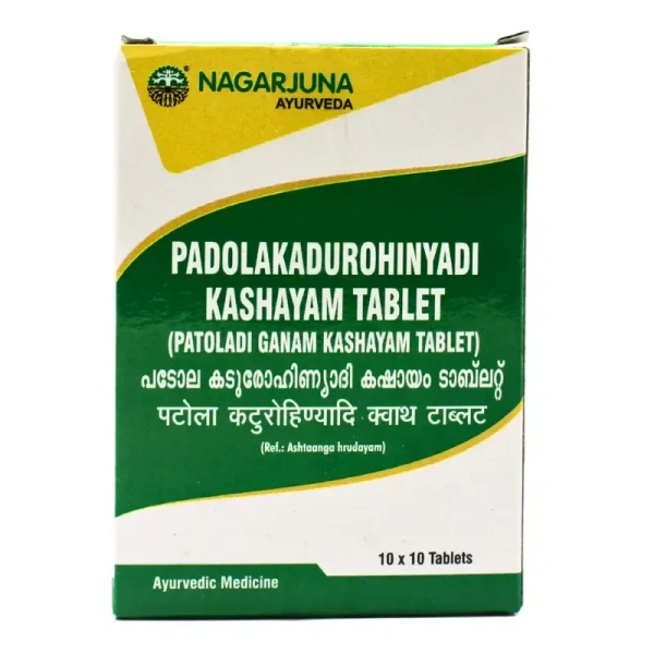 NAGARJUNA  Patola Kadurohinyadi Kashayam Tablet - Nagarjuna - 10Tablet