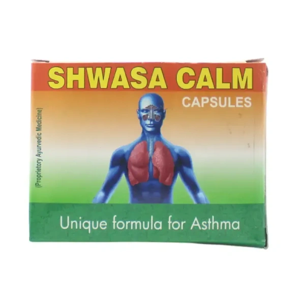 SHREE AYURVEDIC PHARMACEUTICALS Shwasa Calm - Shree  - 10 Capsules