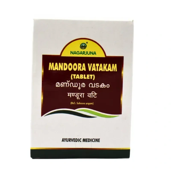 NAGARJUNA  Mandoora Vatakam Tablet - Nagarjuna - 10Tablet