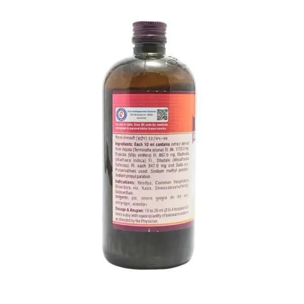 SHREE DHOOTAPAPESHWAR Arjunarishta - Shree  - 450Ml