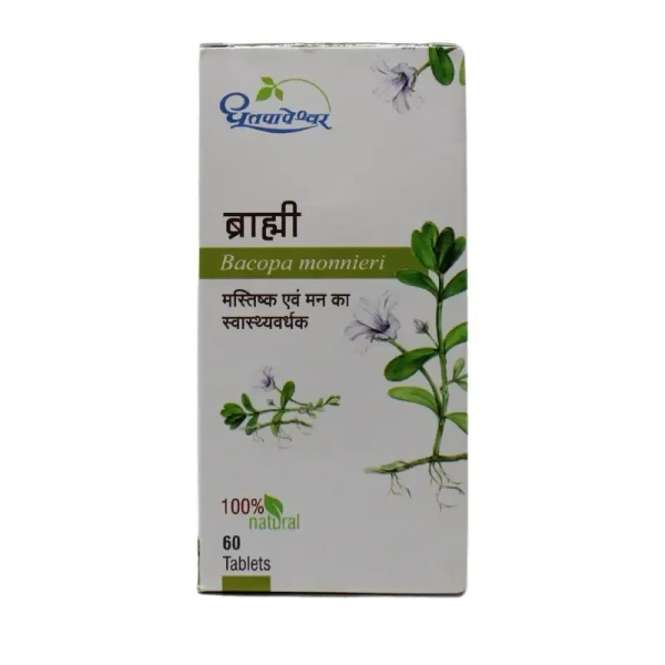 SHREE DHOOTAPAPESHWAR Brahmi Tablet - Dhothapapeshwar - 60 Tablets