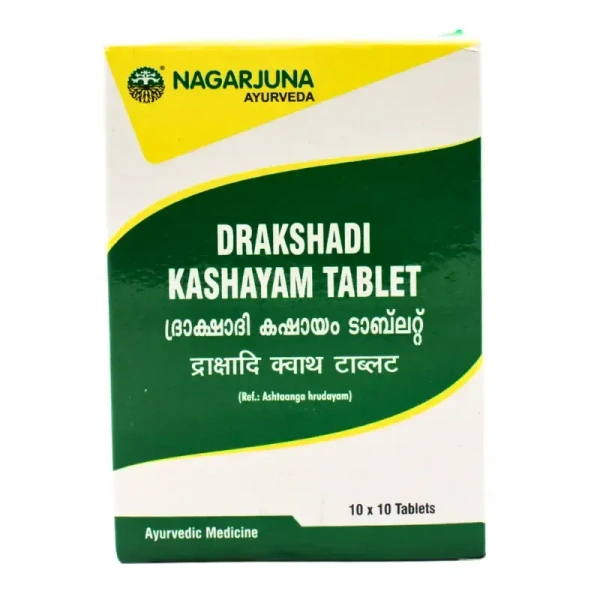 NAGARJUNA  Drakshadi Kashayam Tablet - Nagarjuna - 10Tablet