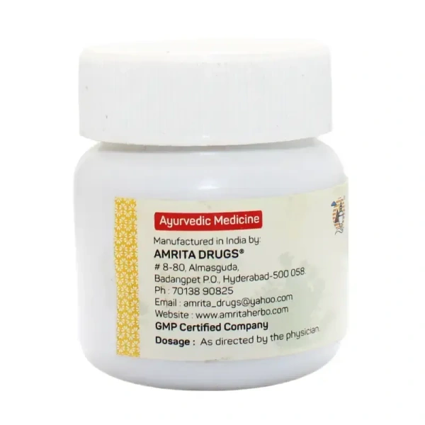 AMRITA DRUGS  Laghu Sutshekhar Ras - Amrita - 60 Tablet