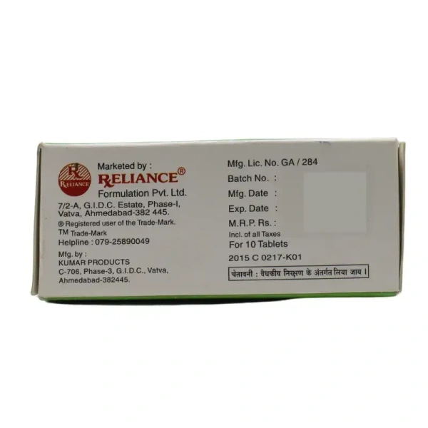 RELIANCE Rilo Forte Tablet - Reliance - 10 Tablets