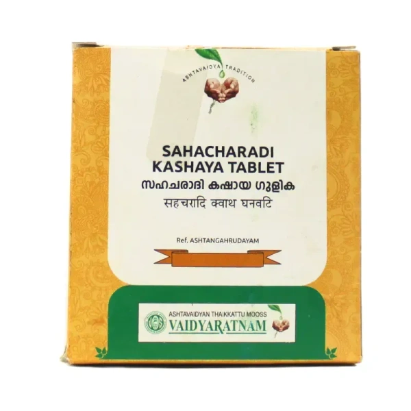 VAIDYARATHNAM Sahacharadi Kashayam Tablet - Vaidyaratnam - 10 Tablets