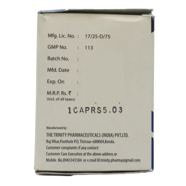 THE TRINITY PHARMACEUTICALS Arnil Capsules - The Trinity - 10 Capsules