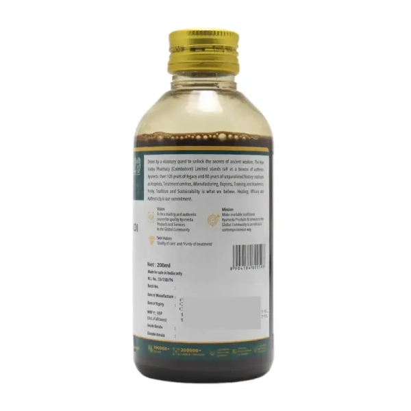 THE ARYA VAIDYA PHARMACY Maha Manjishtadi Kashayam - AVP - 200Ml