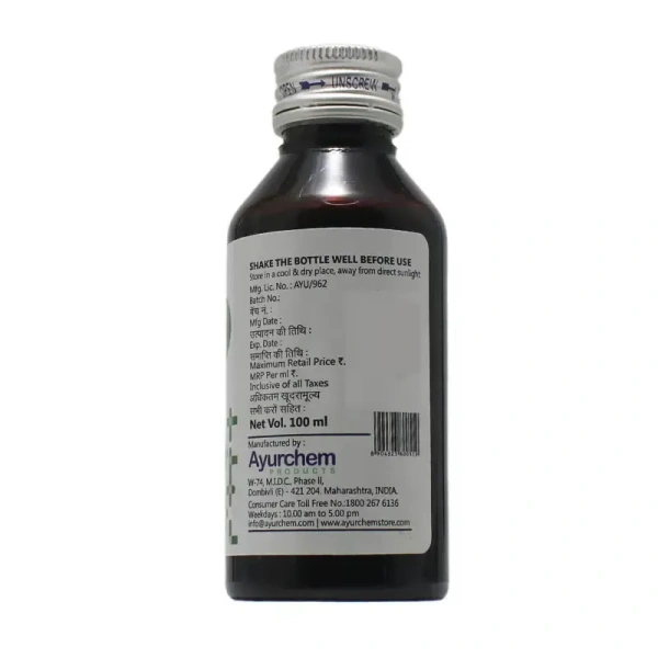 AYURCHEM PRODUCTS Mucex Syrup - Ayurchem - 100Ml