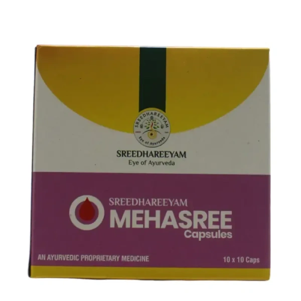 SREEDHAREEYAM Mehasree Capsules - Sreedhareeyam - 100 Capsules