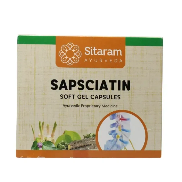 SITARAM AYURVEDA  Sapsciatin Soft Gelatin - Sitaram - 100Capsule