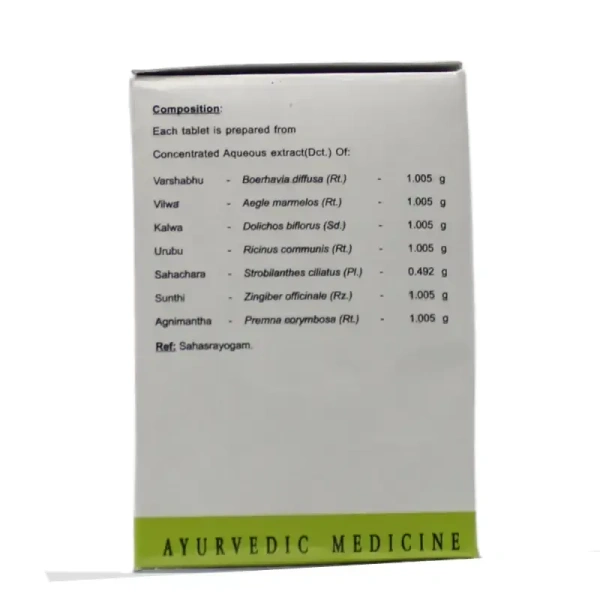 AVN AYURVEDA FORMULA Saptasaram Kashayam Tablet - Avn Ayurveda - 100Tablet