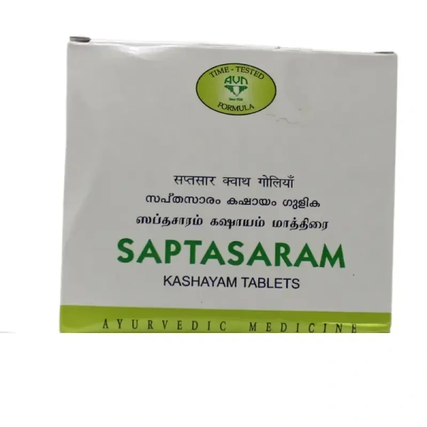 AVN AYURVEDA FORMULA Saptasaram Kashayam Tablet - Avn Ayurveda - 100Tablet