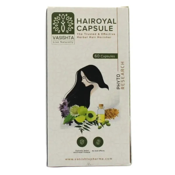 VASISHTA PHARMA Hairoyal Capsule - Vasishta - 60 Capsules